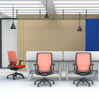 Chaise de bureau ergonomique moderne certifiée OMNI BIFMA, avec fonctions réglables, soutien lombaire confortable, mousse haute densité