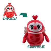 Peluche personnalisée super douce en coton PP, accessoire de fête unisexe