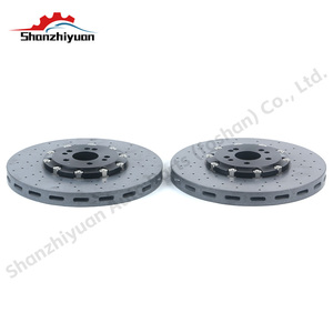 Vendita calda NewCarbon ceramico rotori a disco freno 380-440mm per Porsche 718 Boxster S 992.2 Carrera Cayenne 911 Sport classico - Product Image 6