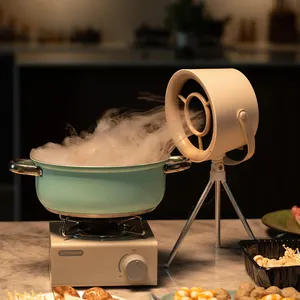 Extractor de campana de cocina pequeña G07, campanas de cocina de escritorio con carga USB, campana extractora de succión