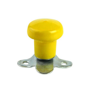 Vente Flash : Bouton de Volant Universel en PVC Jaune JD DEERE 40005Y avec Logo Personnalisé pour Tondeuse à Gazon et Tracteur - Product Image 6