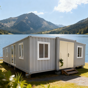 บ้านสำเร็จรูป2ห้องนอน, 20Ft บ้านเคลื่อนที่พับได้พับได้ขยายได้สำหรับวิลล่า3ห้องนอน - Product Image 1