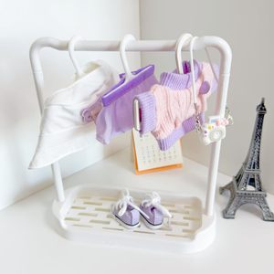 Ensemble de tenues élégantes Kawaii violet pour poupées de 15cm et 17cm Vêtements et accessoires de 5 pièces, y compris un chapeau de poupée, y compris une robe - Product Image 5