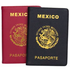 2 renk meksika pasaport kapağı tutucu 10*14cm