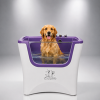 Baignoire transparente en acrylique Dpbathe pour le lavage des animaux de compagnie, pour une surveillance facile pendant le lavage