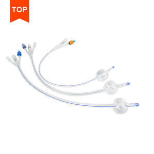 Harga pabrik kateter <span class=keywords><strong>Foley</strong></span> silikon PVC sekali pakai 2-cara 3-arah perlengkapan terapi rehabilitasi urin medis habis pakai - Product Image 4