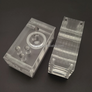 أجزاء بلاستيكية آلية بالتحكم الرقمي باستخدام الحاسب الآلي مخصصة بدقة هايت مكونات تحول أكريليك PMMA زجاج شبكي باستخدام الحاسب الآلي - Product Image 5