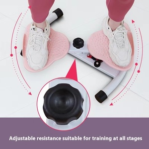 Appareil de fitness silencieux et écologique en plastique pour la maison, machine de torsion de la taille, de danse, de beauté, de brûlage des graisses et de perte de poids, modèle Stepper - Product Image 4