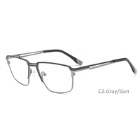 2022 mode femmes métal lunettes cadre avec lentille transparente dames lunettes cadre