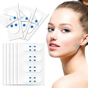 Cerotti Adesivi Invisibili per Lifting Istantaneo del Viso a V, Nastro per Lifting del Doppio Mento e Collo, 40 Pezzi/Confezione - Product Image 1