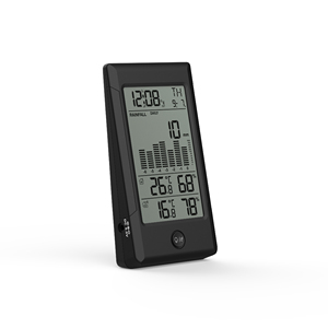 Station météo <span class=keywords><strong>sans</strong></span> <span class=keywords><strong>fil</strong></span> Ewetime avec télécommande radio, multifonctionnelle, <span class=keywords><strong>pluviomètre</strong></span> numérique, rétroéclairage, capteur thermique, échantillon gratuit - Product Image 5