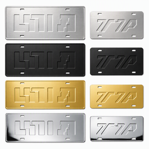 Placa de Matrícula <span class=keywords><strong>Personalizada</strong></span>, Placa de Metal con Número Personalizado, Texto Personalizado, Placa para Auto o Moto, Regalo para Vehículo, OEM Personalizado - Product Image 6