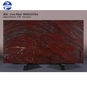 Slabs de granito vermelho ferro barato chinês da qualidade superior