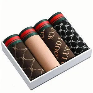 Men's Breathable <b>Boxers</b> & Briefs Underwear 100% Bamboo Fiber Eco-Friendly Anti-Bacterial <b>Novelty</b> Floral Pattern - Product Image 2