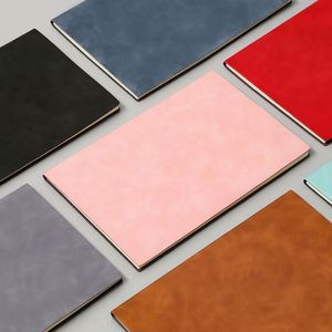 Classic Business Office Custom A5 Daily <b>Planner</b> Leather Notebook <b>Journal</b> Promotional Use 100 Pages Glue Bound - Product Image 2