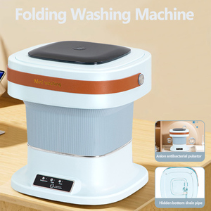 Có Thể Gập Lại Máy Giặt Và Máy Sấy Combo Rửa Quần Đồ Lót Nhỏ Giặt Gấp Xách Tay Mini Máy Giặt Với Máy Sấy Giá - Product Image 4