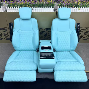 Asientos de cuero eléctricos VIP de lujo mejorados para Toyota LC300 Lexus LX570/LX600 Patrol 200-Up, piezas de asiento de coche reclinable trasero de 4 asientos - Product Image 1