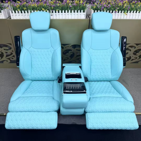 Upgraded Luxury VIP Electric Leather Seats for 200-Up Toyota LC300 Lexus LX570/LX600 Patrol 4-Seat Rear Recliner Car Seat Parts