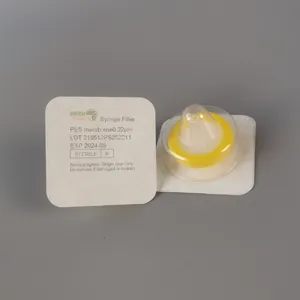 Monouso 33mm 0.22 0,45um micron PES polietersulfone per la preparazione del campione batteri rimuovere laboratorio utilizzare filtro a siringa Sterile