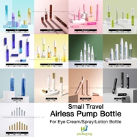 En stock – Flacon pompe airless blanc/givré 5 ml, 10 ml, 12 ml, 15 ml pour fond de teint, avec pompe longue dorée/argentée pour lotion et fond de teint