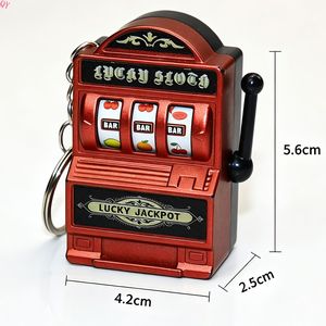QQ Fashion Trend Keychain Toy Fruit Machine Slot Machine Keychain Personalized Creative Car Pendant <b>Key</b> <b>Ring</b> Gift Accessories - Product Image 5