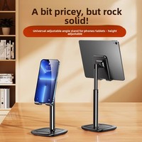Support universel réglable en alliage d'aluminium pour téléphone portable et tablette, compatible toutes marques, prix de gros