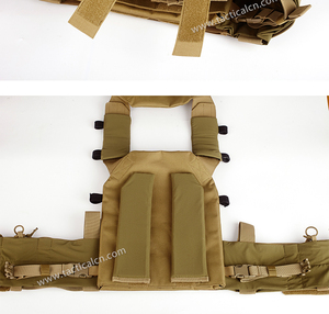 سترة تكتيكية قتالية متينة مبطنة بحلقات ونظام مولي مقطوع بالليزر بنمط التمويه - Product Image 6