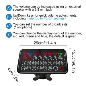 Life Alert Care Giver Pager Sistema de llamada de enfermera Monitoreo de ancianos de 30 líneas 10 Botón de alarma de baño de emergencia para pacientes <span class=keywords><strong>Personas</strong></span> <span class=keywords><strong>mayores</strong></span> - Product Image 6