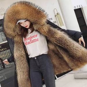 <span class=keywords><strong>Cappotto</strong></span> da donna invernale Chic caldo lungo impermeabile <span class=keywords><strong>con</strong></span> fodera <span class=keywords><strong>in</strong></span> <span class=keywords><strong>pelliccia</strong></span> sintetica e collo di <span class=keywords><strong>pelliccia</strong></span> - Product Image 2