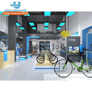 Design d'Interni per Negozi di Biciclette alla Moda, Decorazioni per Negozi di Scooter Elettrici, Arredamento per Showroom di Motociclette e Negozi di Ciclismo - Product Image 5