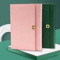 Vente en gros Carnet de notes d'entreprise promotionnel avec logo personnalisé Articles de cadeaux d'affaires de luxe Carnet de notes Agenda A5 en cuir PU