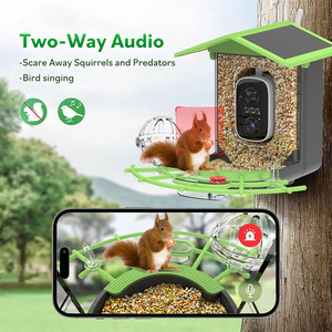 Mangeoire intelligente de 3,2 L à l'épreuve des écureuils avec détection automatique de mouvement Caméra extérieure d'observation des oiseaux sans fil WiFi - Product Image 5