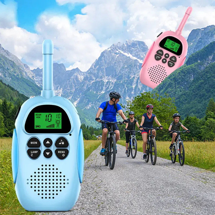 Tradidu mini rádio walkie talkie portátil, longo alcance