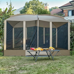 Magnetic Screen House Room 11x9ft Hands-Free Entry <strong>Screenhouse</strong> with Sun Protection - Product Image 4