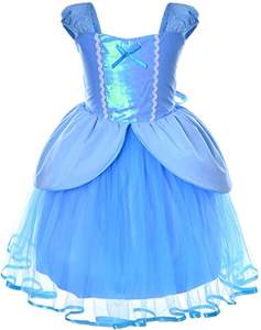 <span class=keywords><strong>Disfraz</strong></span> de princesa para niños pequeños para fiestas de cumpleaños para niños Tamaño 2T-6T - Product Image 2