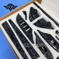 Kit de garnitures intérieures de porte en fibre de carbone forgée sur mesure SYX, finition brillante pour Toyota Hilux Vigo 2015-2026