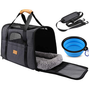 Portable compagnie aérienne approuvé doux face <span class=keywords><strong>chien</strong></span> épaule portant petit chat <span class=keywords><strong>sac</strong></span> <span class=keywords><strong>de</strong></span> <span class=keywords><strong>transport</strong></span> pour animaux <span class=keywords><strong>de</strong></span> compagnie étanche pliant fourre-tout voyage <span class=keywords><strong>sac</strong></span> pour animaux <span class=keywords><strong>de</strong></span> compagnie pour - Product Image 1
