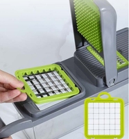 C Vente chaude 2024 Cuisine 12 in1 Manuel Mandoline Fruits Légumes Oignon Dicer USA Hachoir À Légumes Accessoires De Cuisine