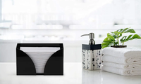 Boîte à mouchoirs en acrylique pour comptoir, distributeur de papier essuie-tout, porte-serviettes en papier plié, porte-serviettes pour invités, porte-serviettes en papier