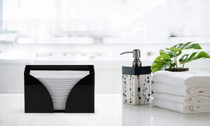 Acrylic Countertop mô hộp giấy khăn Dispenser gấp khăn giấy chủ khách khăn khăn khăn ăn chủ - Product Image 4
