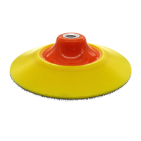 Plaque de ponçage sans tige orange de 150 mm (6 pouces) avec filetage M14 et fixation auto-agrippante pour polissage de métaux et cirage de voitures – Vente en gros