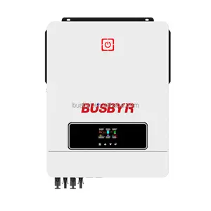 Busbyr satın 7kva 8kva 10kva şebeke bağlantı invertörü mppt güneş şarj regülatörü all in one sistemi saf sinüs dalga invertör