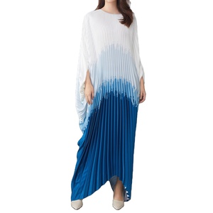 Yuhong 2025 Abiti da Sera in Raso Taglie Forti per Donna, Design Casual con Maniche a Pipistrello, Stampa Plissettata, <span class=keywords><strong>Taglia</strong></span> <span class=keywords><strong>XL</strong></span> 5, Vendita Diretta dalla Fabbrica - Product Image 3