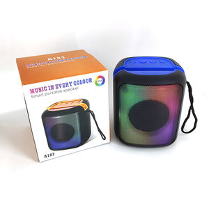 A183 Venta Caliente Más Barato Subwoofer Portátil Inalámbrico Mini BT Altavoz RGB Luces Estéreo Activo Super Bass Altavoz FM Radio/TF/USB - Product Image 1