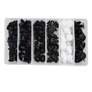 He26 100Pcs <b>Car</b> Plastic <b>Push</b> Type Retainer Clips For Bumper Fender Repair Kit - Product Image 3