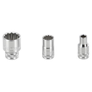 Clé à douille polygonale Fervi 23 mm 1/2 po à entraînement hexagonal, outil de qualité industrielle - Product Image 1