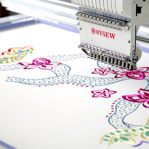 MYSEW MHS1201 (700*1200mm) Machines à coudre et à broder industrielles automatiques à tête unique à 12 aiguilles avec prix - Product Image 3