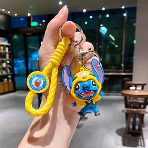 Venta al por mayor 6cm PVC <span class=keywords><strong>Desiny</strong></span> cosido llavero lindo Disniy Anime Stitichy llavero a granel - Product Image 6