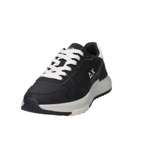 Baskets pour hommes Sun68 noires à talon de 3 cm style basketball - Product Image 3