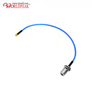 Antenna RF Jumper N <strong>Sma</strong> <strong>Male</strong> female BH panel <strong>To</strong> Rp <strong>Sma</strong> <strong>Male</strong> female RA Blue RG141 rg402 RG405 flex RF Cable Assembly - Product Image 4